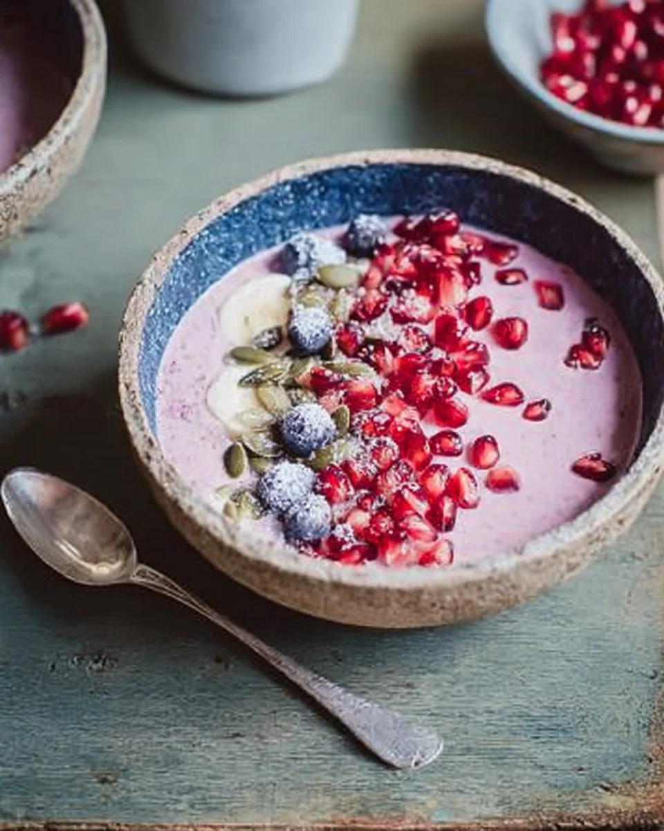 Pomegranate Smoothie Bowl Recipe | Waitrose & Partners