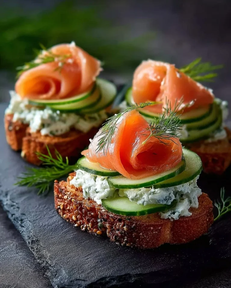 Quick Easter smoked salmon tea sandwiches on a platter
