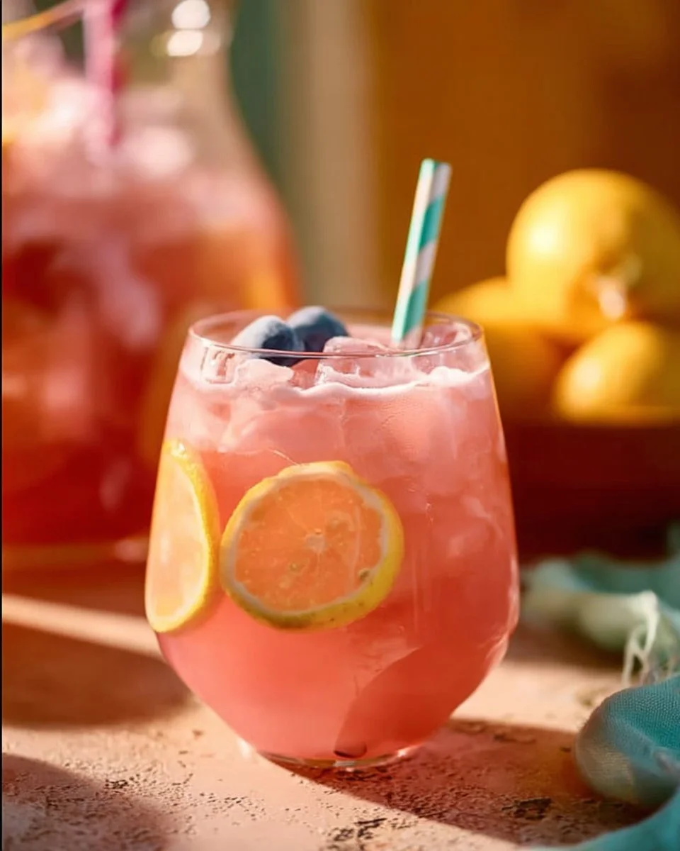 Refreshing Pink Lemonade Punch