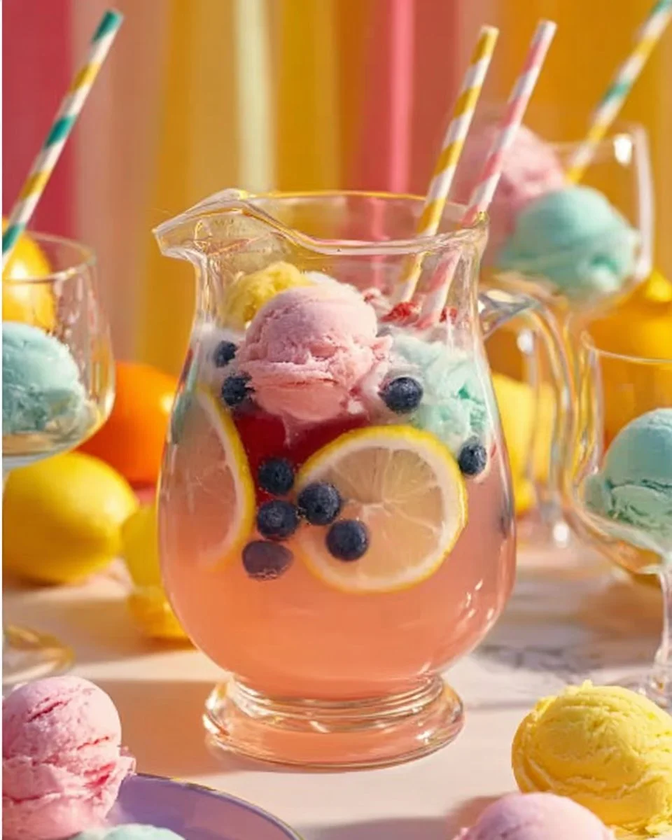 Refreshing Pink Lemonade Punch