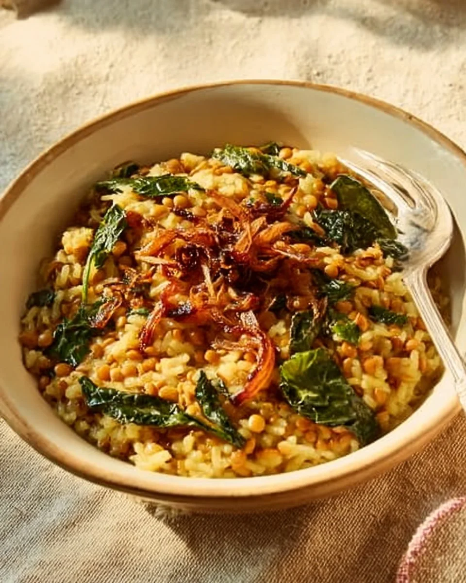 Spiced Lentils and Rice