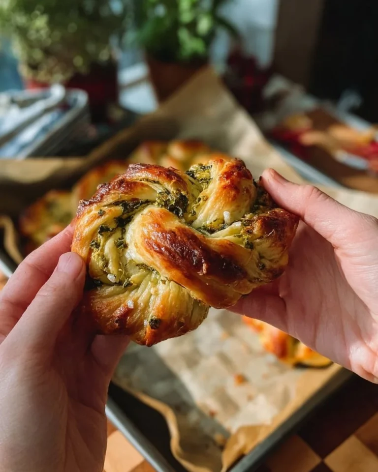 Plate of delicious Spinach Artichoke Swirls served as a perfect appetizer