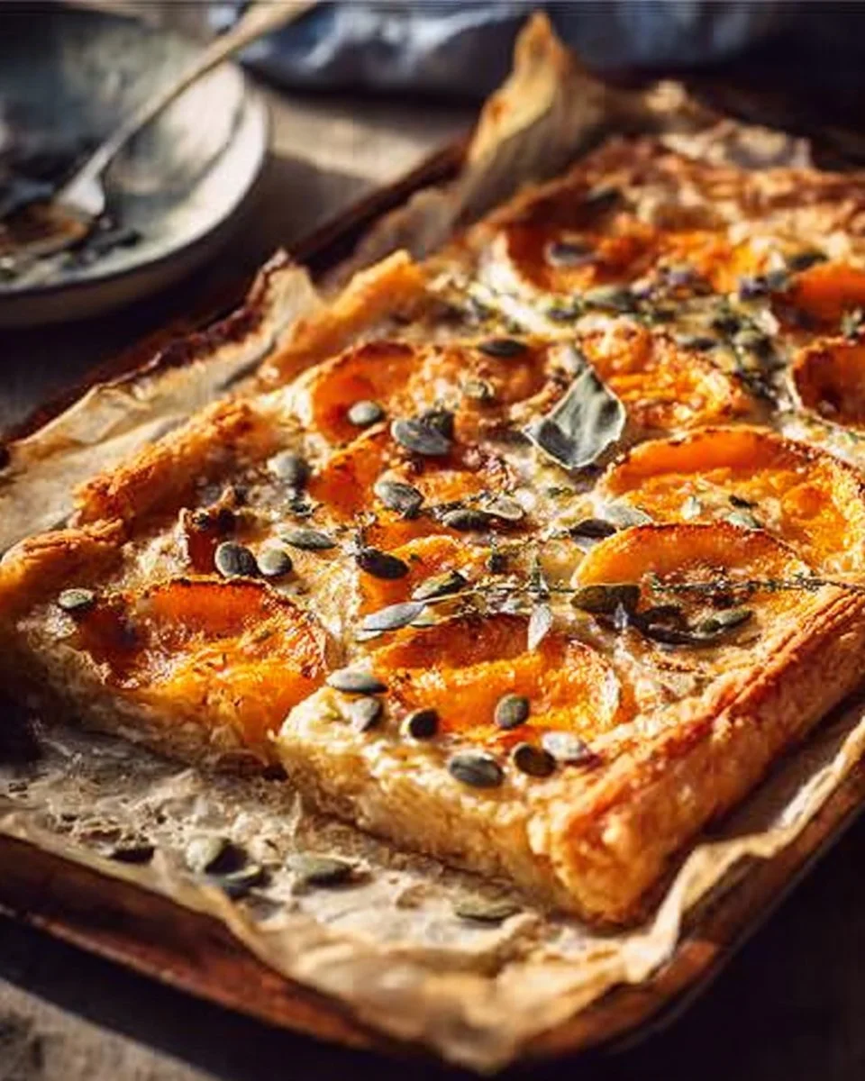 Squash and Sage Puff Tart Recipe | Waitrose and Partners