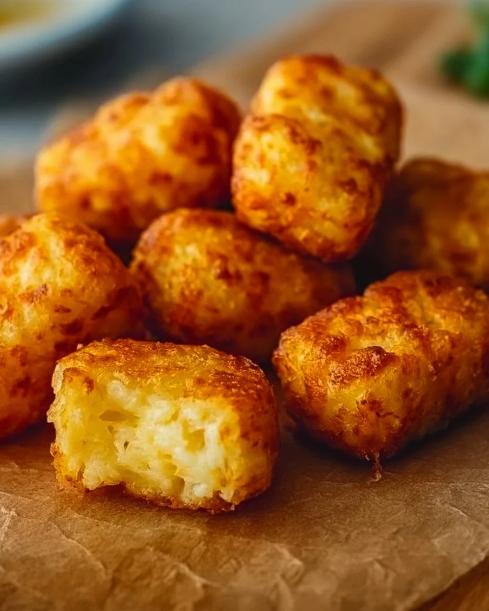 Two Ingredients Cottage Cheese Tots
