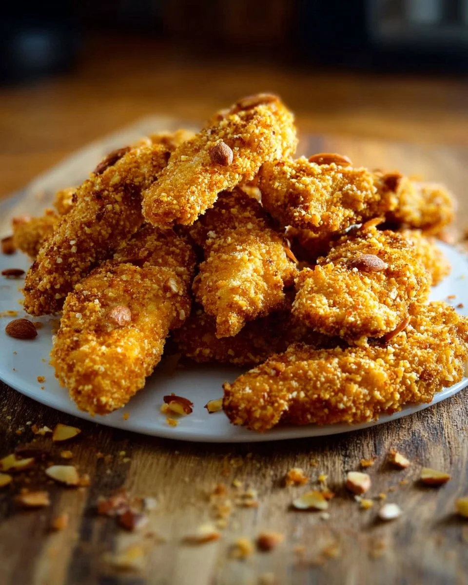 Amazing Gluten-Free Chicken Tenders, Almond Flour Crunch