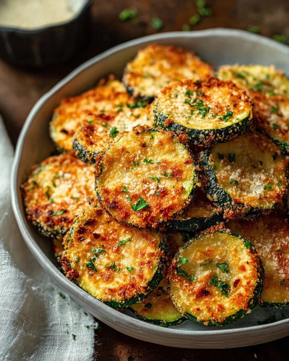 Crispy Baked Parmesan Zucchini Recipe