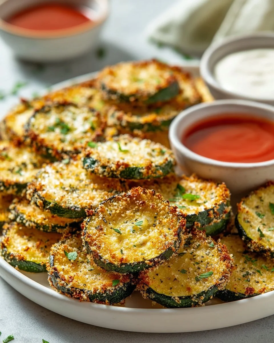 Crispy Baked Parmesan Zucchini Recipe