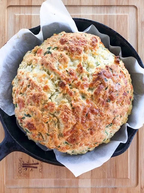 Easy Cheddar & Herb Irish Soda Bread
