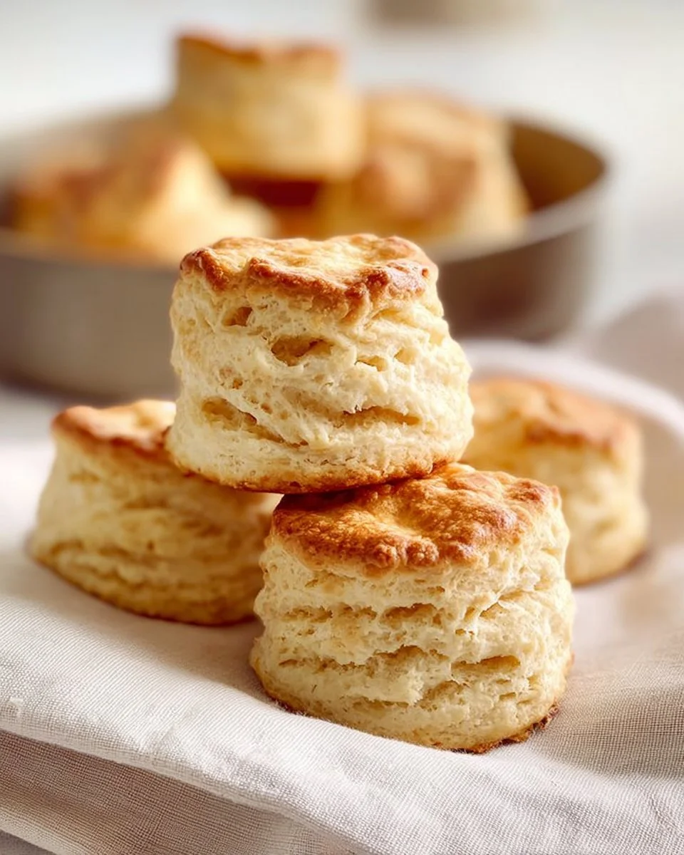 Easy Homemade Flakey Buttermilk Biscuits