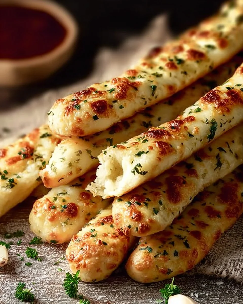 Gluten Free Garlic Pizza Breadsticks