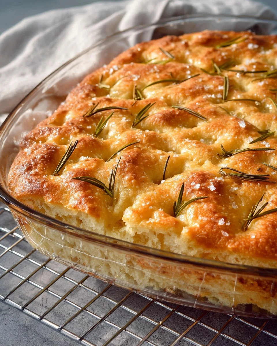 Homemade Basic Rosemary Focaccia