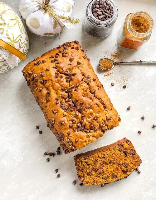 Pumpkin Chocolate Chip Bread