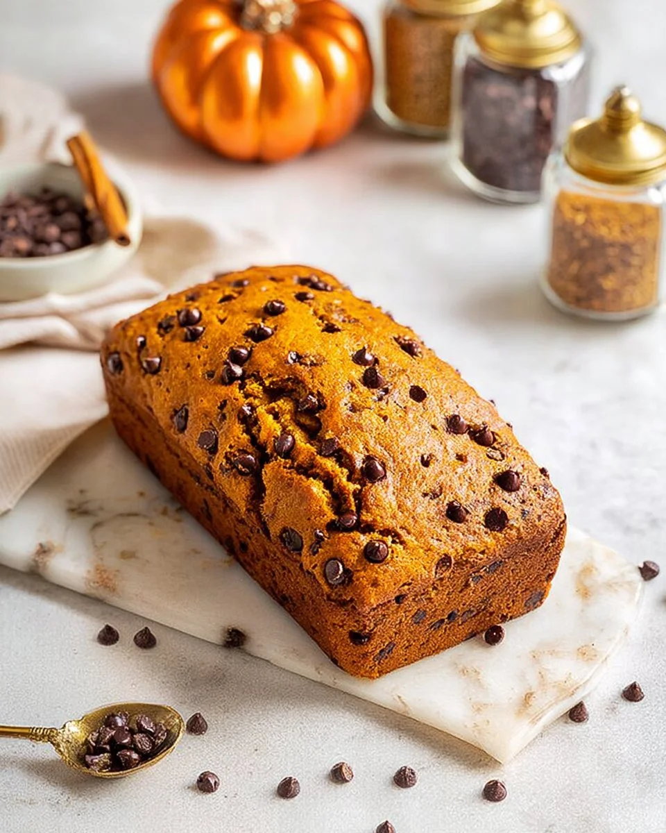 Pumpkin Chocolate Chip Bread