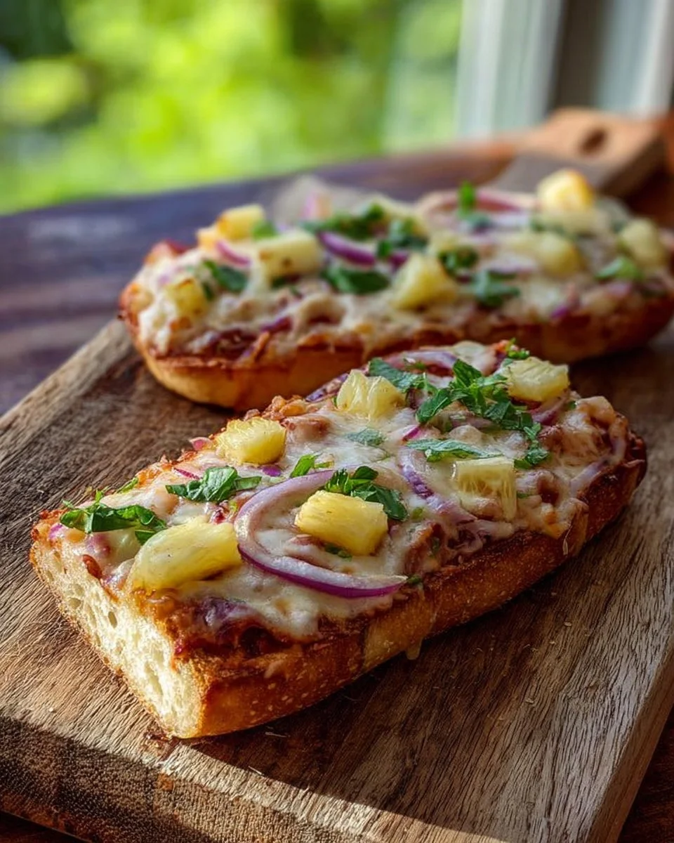 Quick French Bread Pizzas