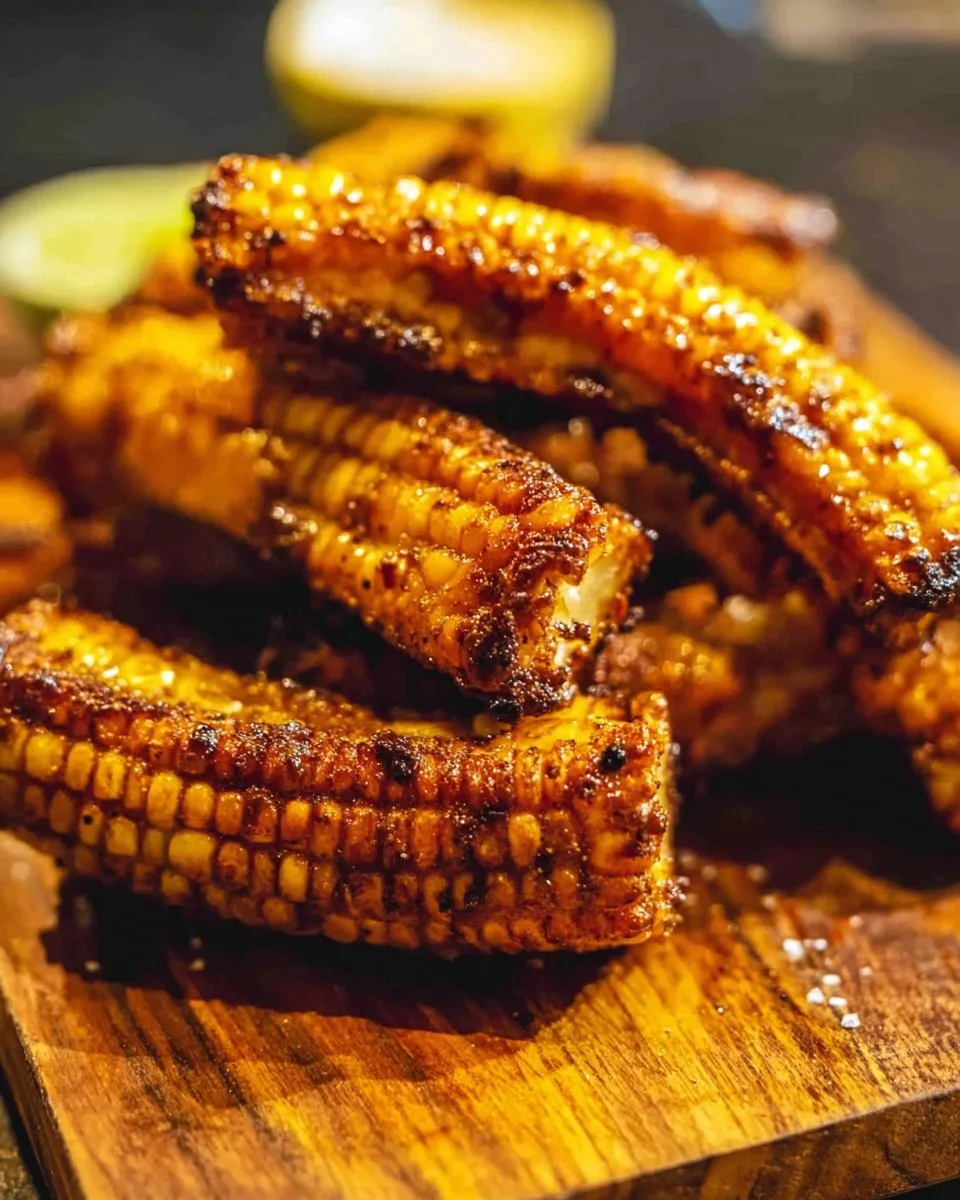 Air Fryer Corn Ribs