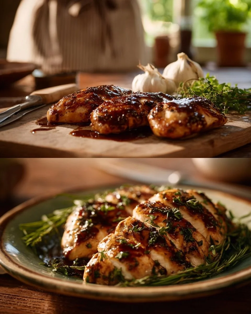 Balsamic Baked Chicken Breast