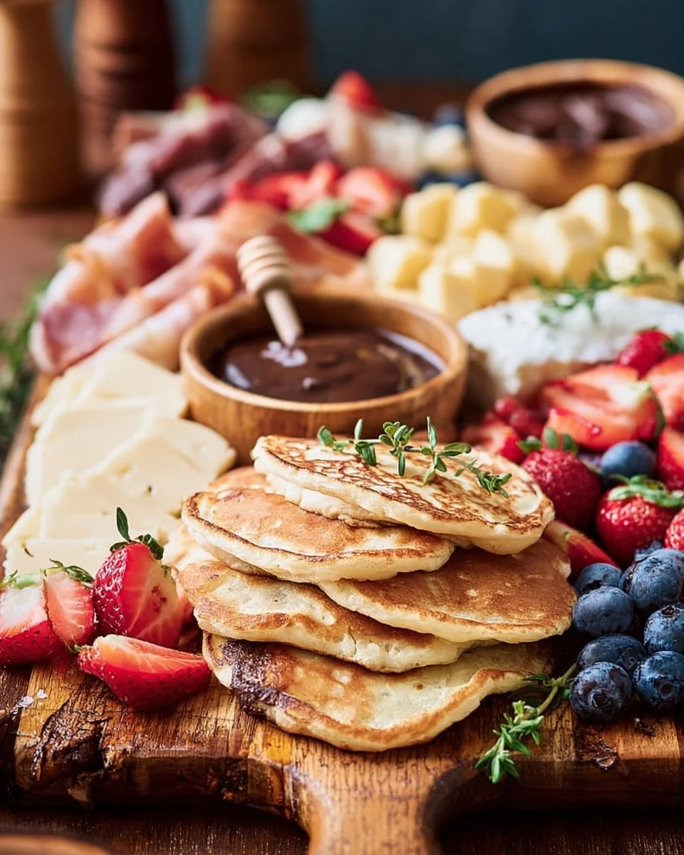 Breakfast Pancake Charcuterie Board