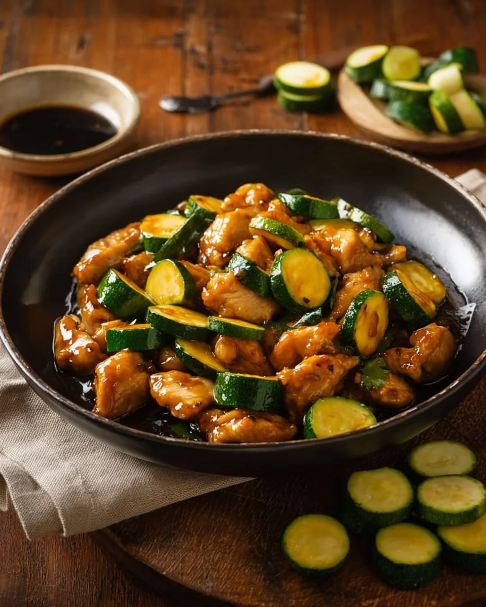 Chicken Zucchini Stir Fry