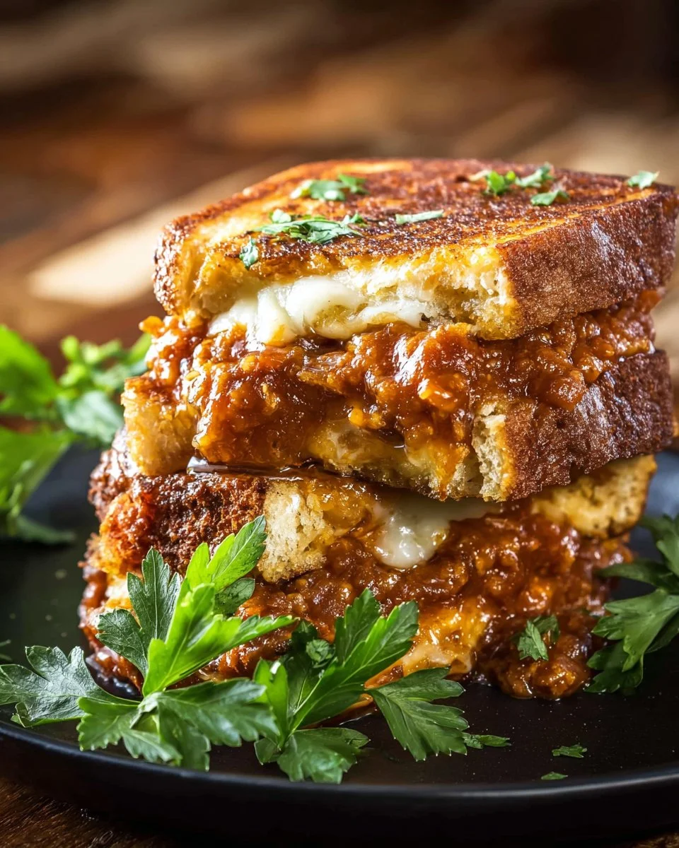 Chili Cheese Grilled Sandwiches