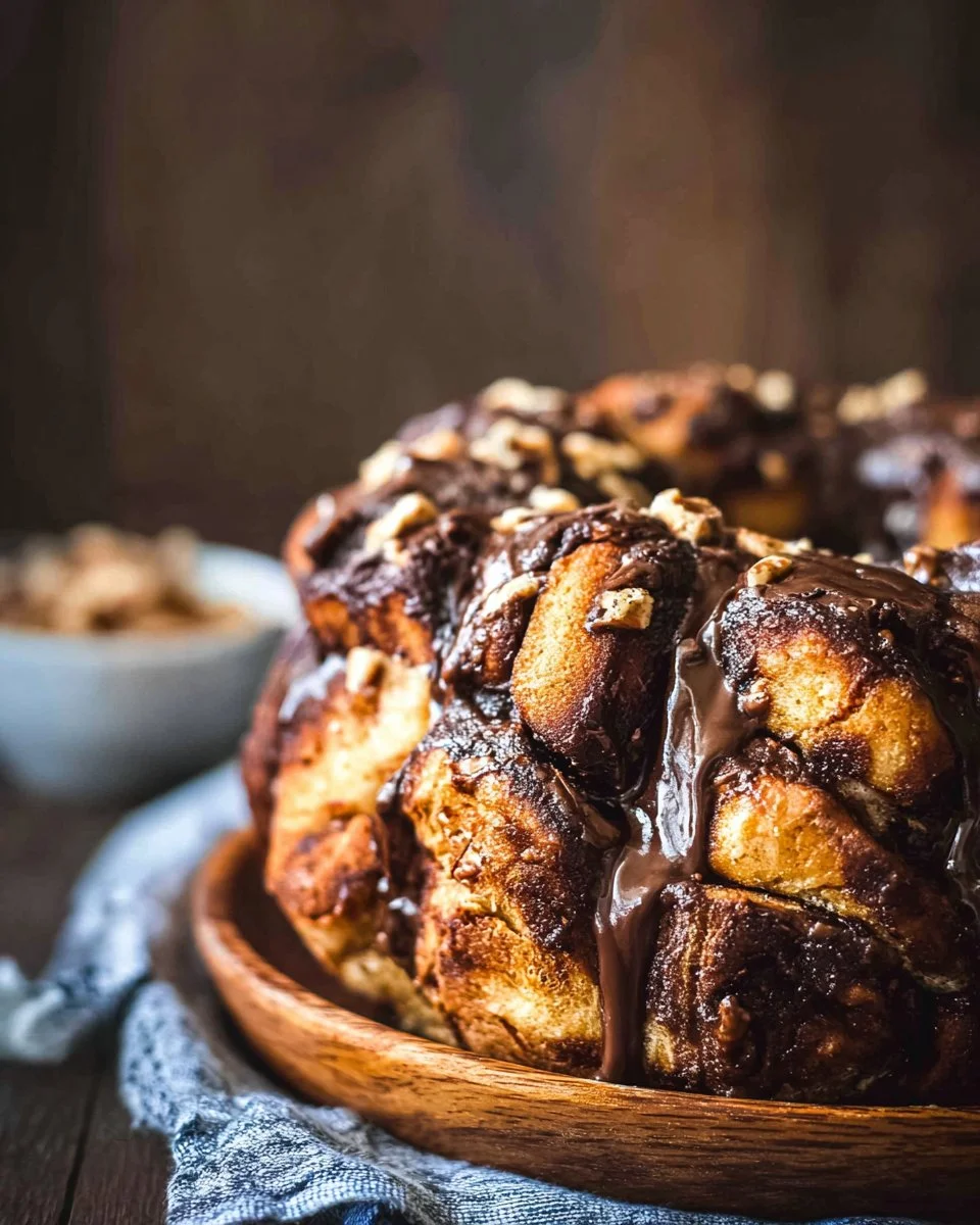 Chocolate Pretzel Biscuit Monkey Bread