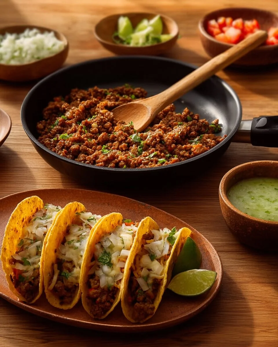 Crispy Ground Beef Tacos