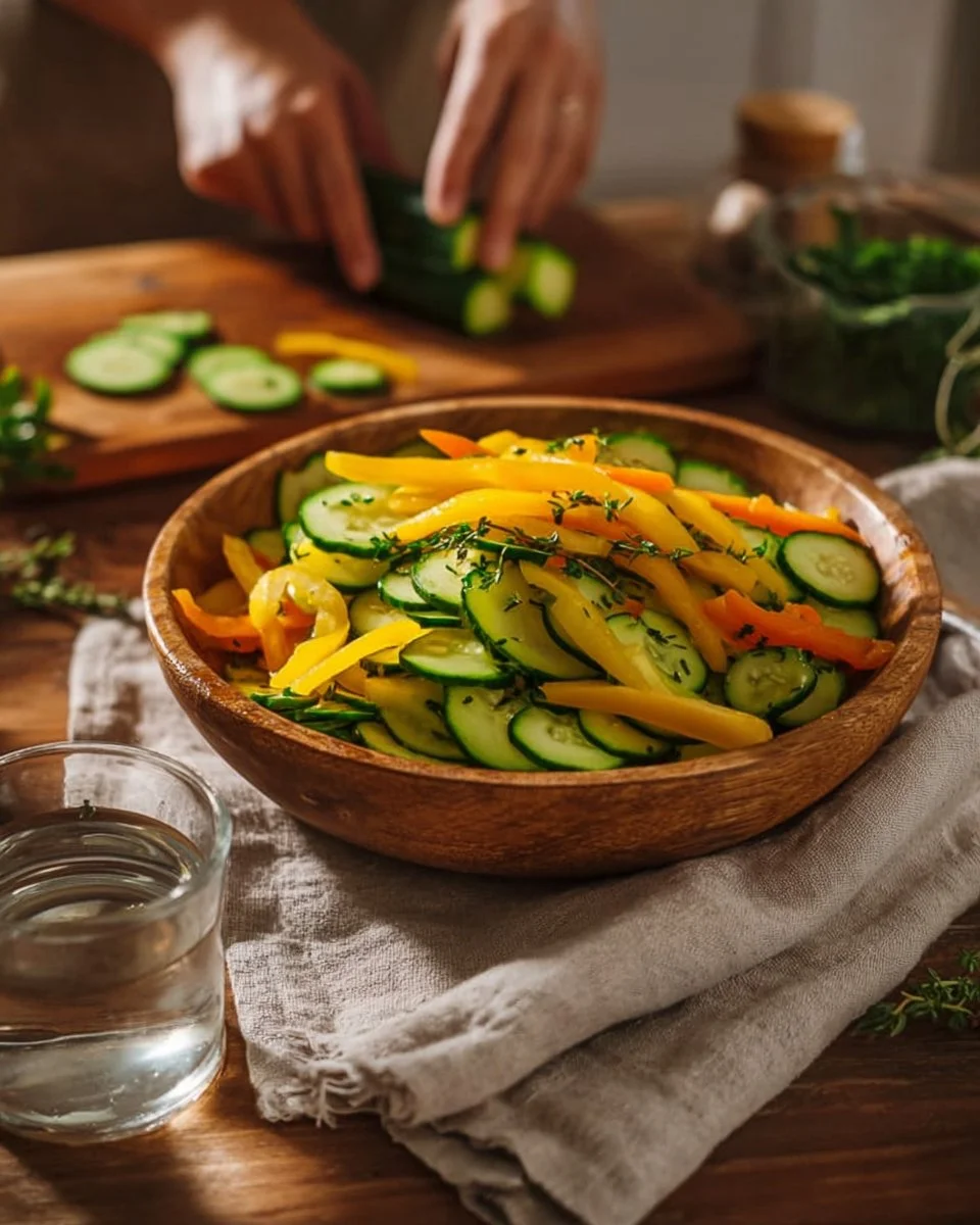 Cucumber Carrot Salad (15 Minutes, Big Crunch!)