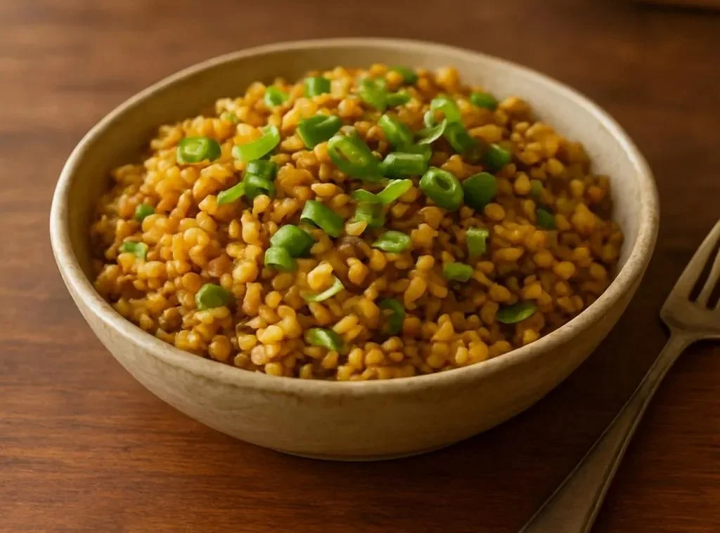Easy Mediterranean Lentils and Rice