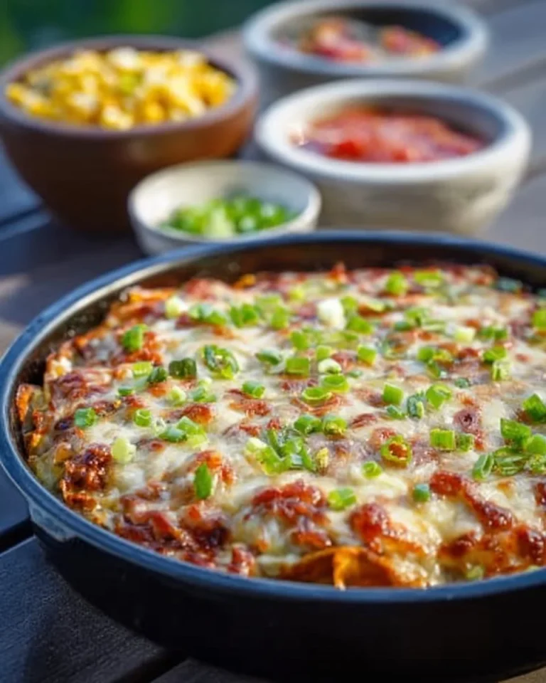 Delicious Fiesta Lasagna Vegetarian Mexican Casserole on a plate