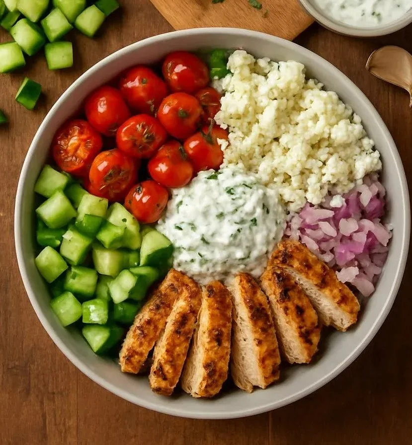 Greek Chicken Bowls