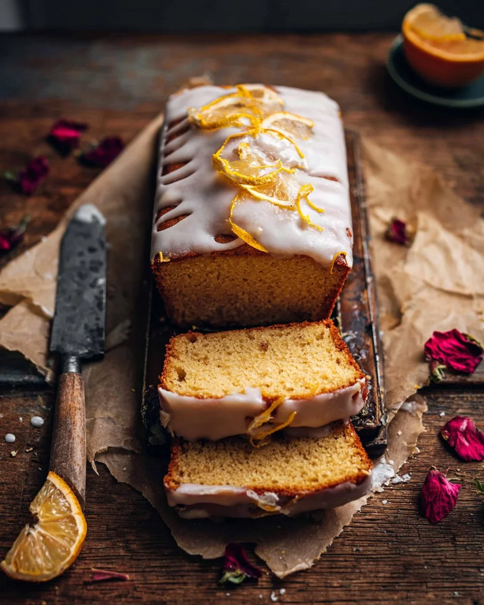 Iced Grapefruit Yogurt Cake