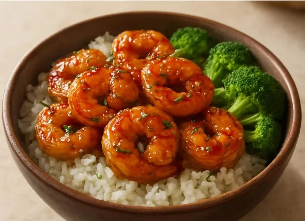 Irresistible Honey Garlic Shrimp Bowls