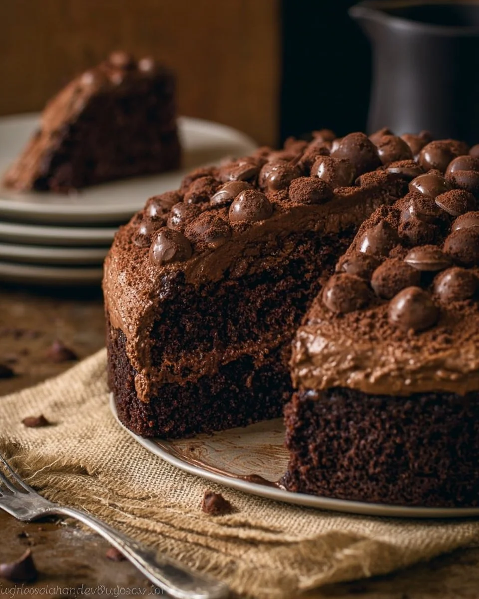 Malted Chocolate Stout Cake