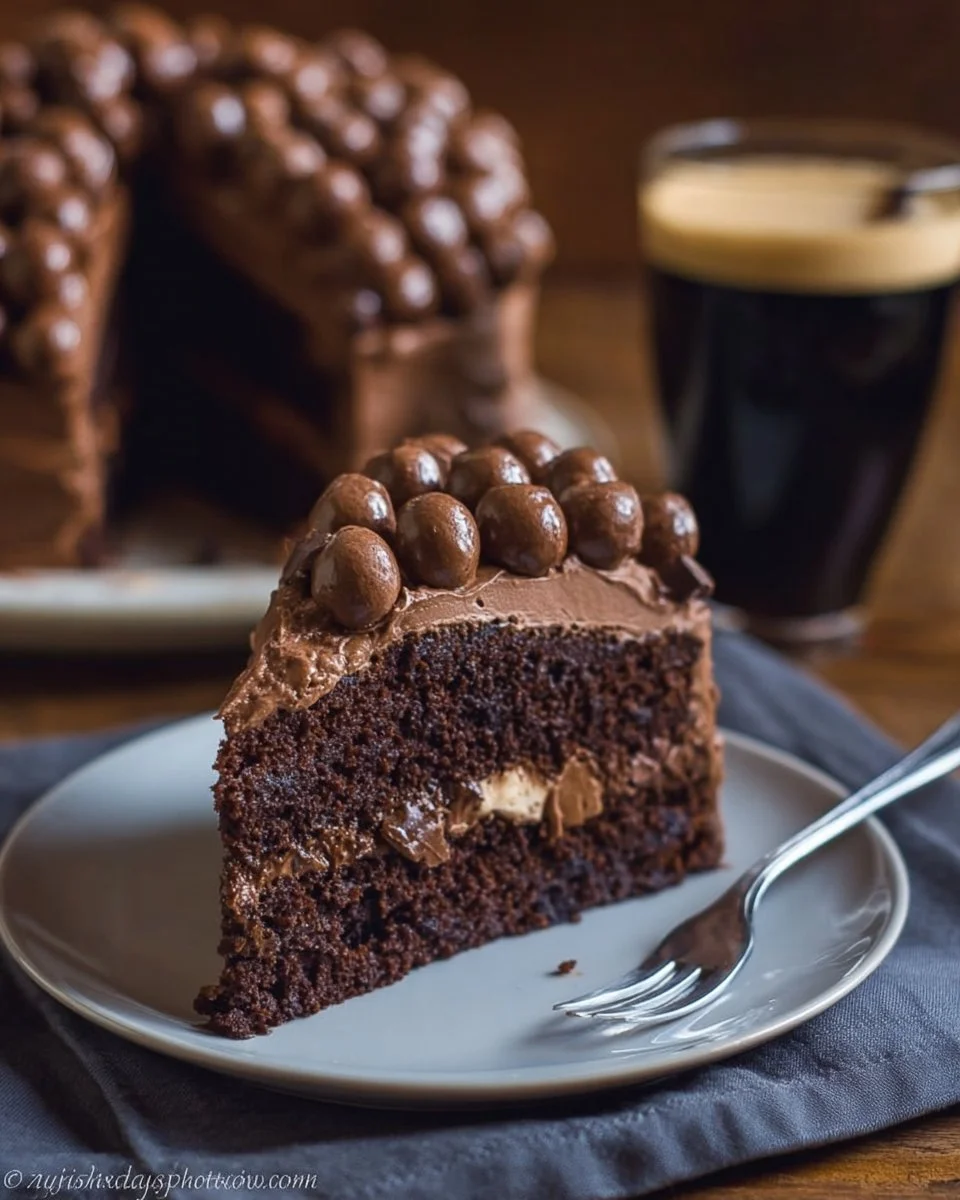 Malted Chocolate Stout Cake