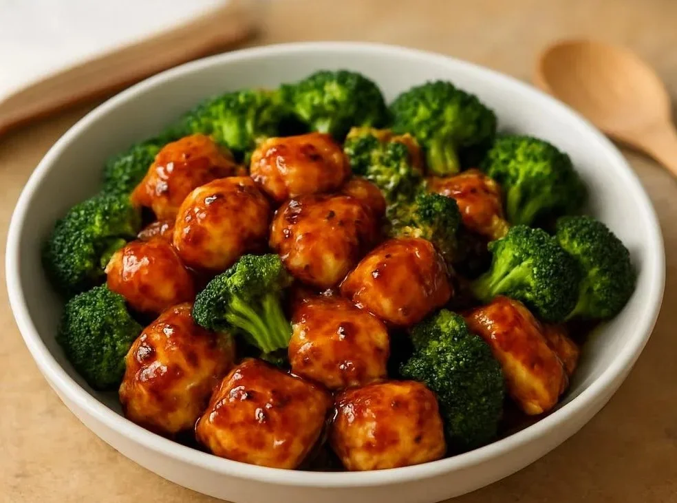 One-Pan Honey Garlic Chicken and Broccoli