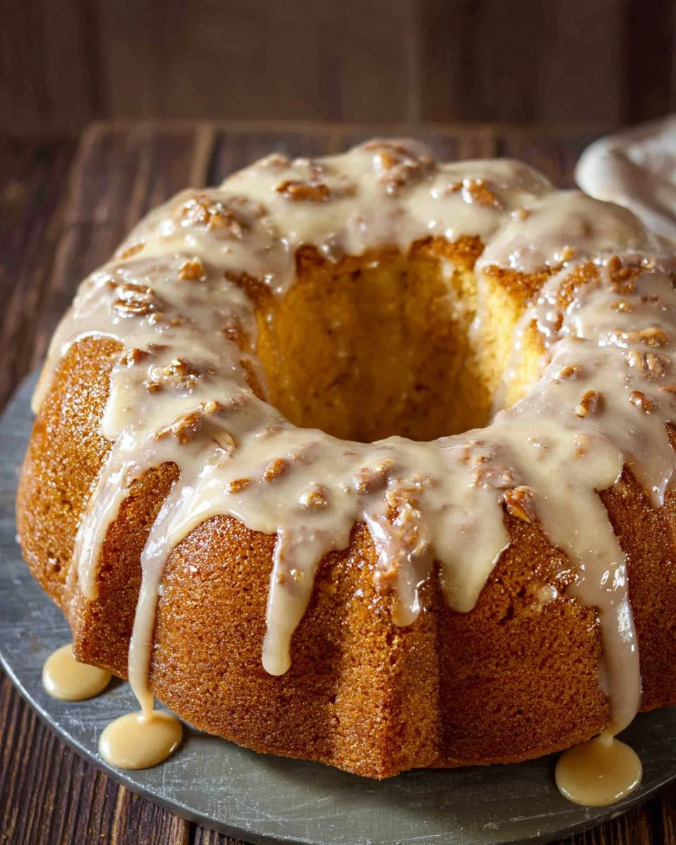Pancake Mix Bundt Cake With Graham Crackers