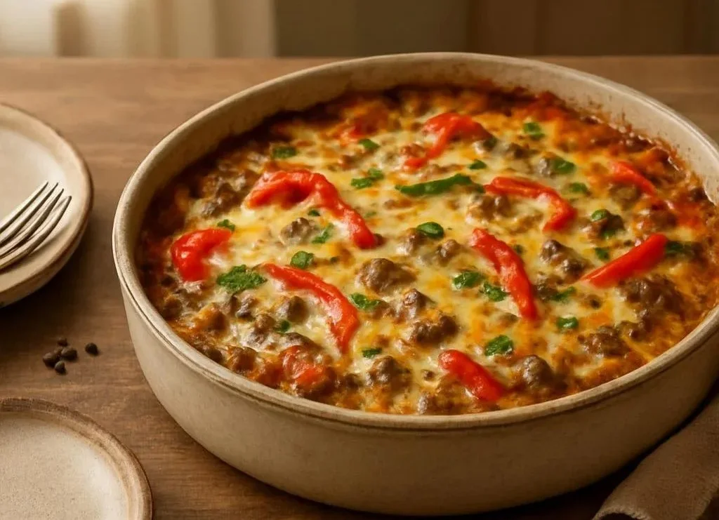Philly Cheesesteak Skillet