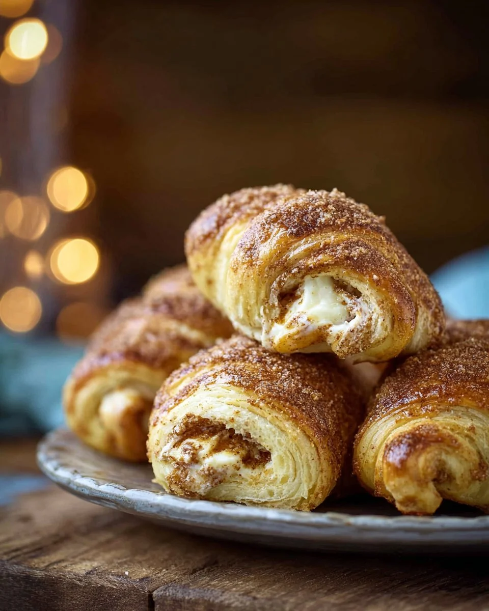 Pumpkin Cream Cheese Crescent Rolls