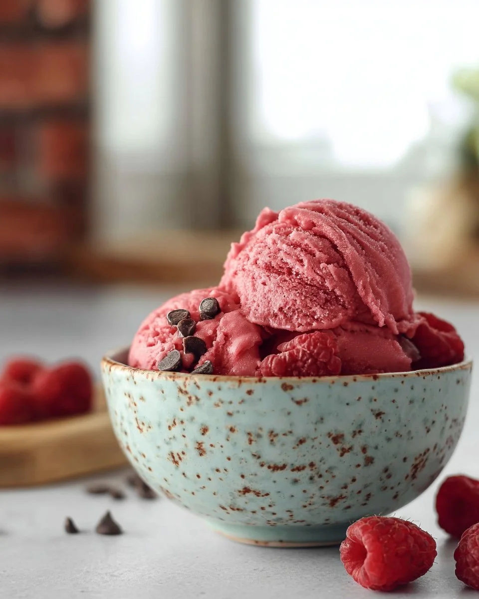 Raspberry Frozen Yogurt