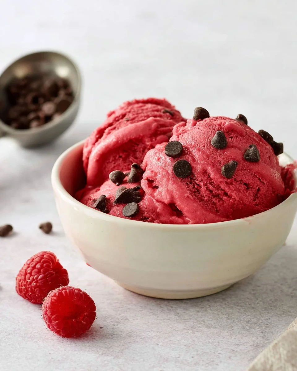 Raspberry Frozen Yogurt