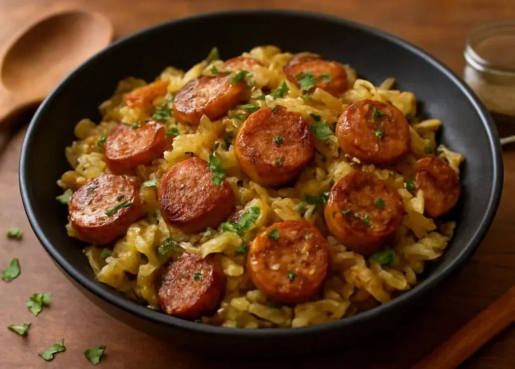 Sausage and Cabbage Stir Fry
