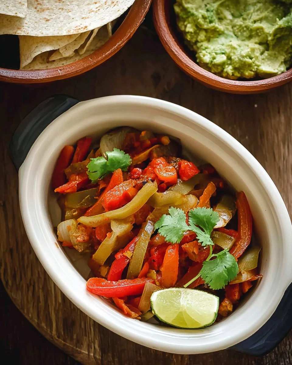 Slow Cooker Veggie Fajitas