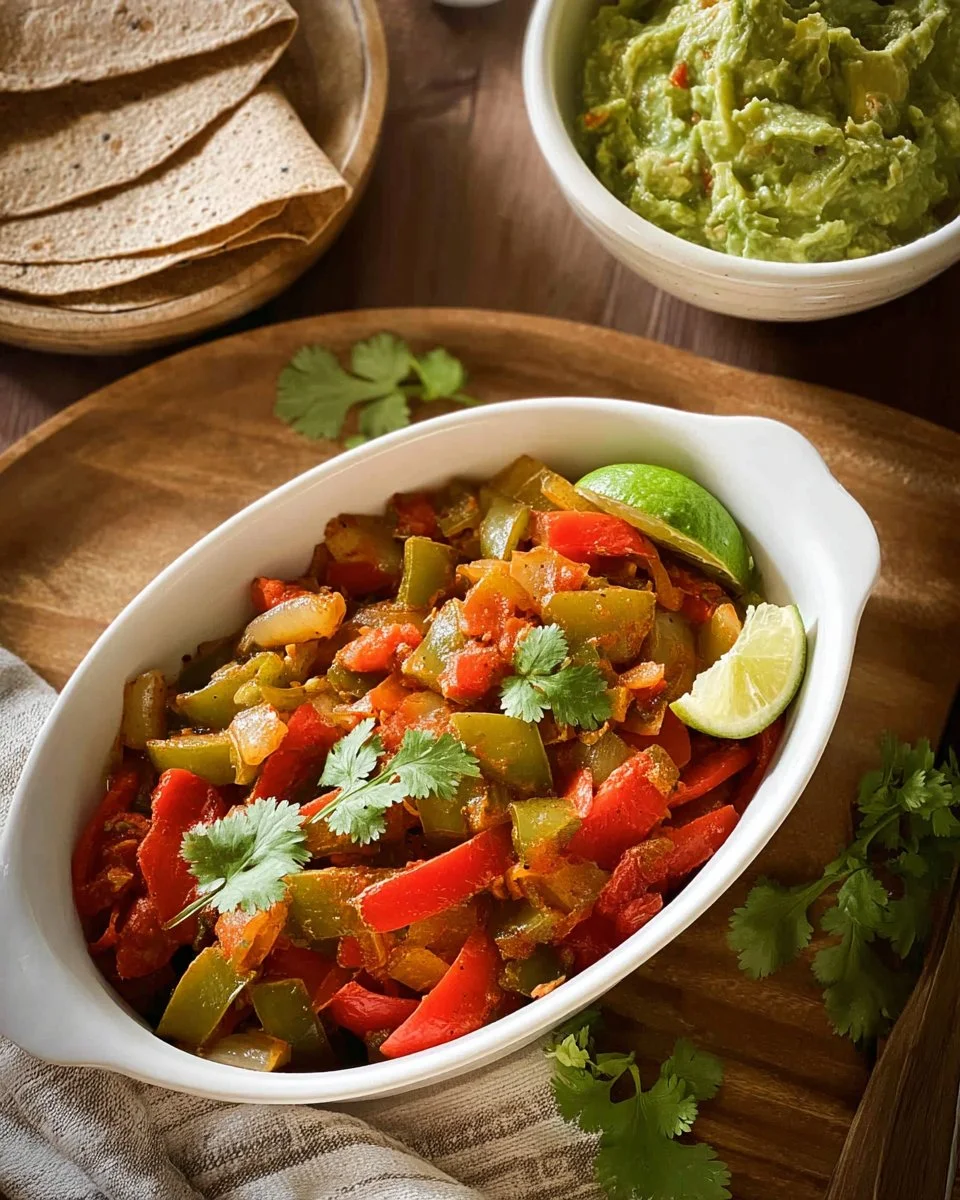 Slow Cooker Veggie Fajitas