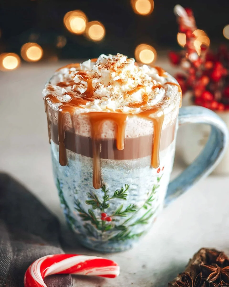 Spiked Butterscotch Hot Chocolate