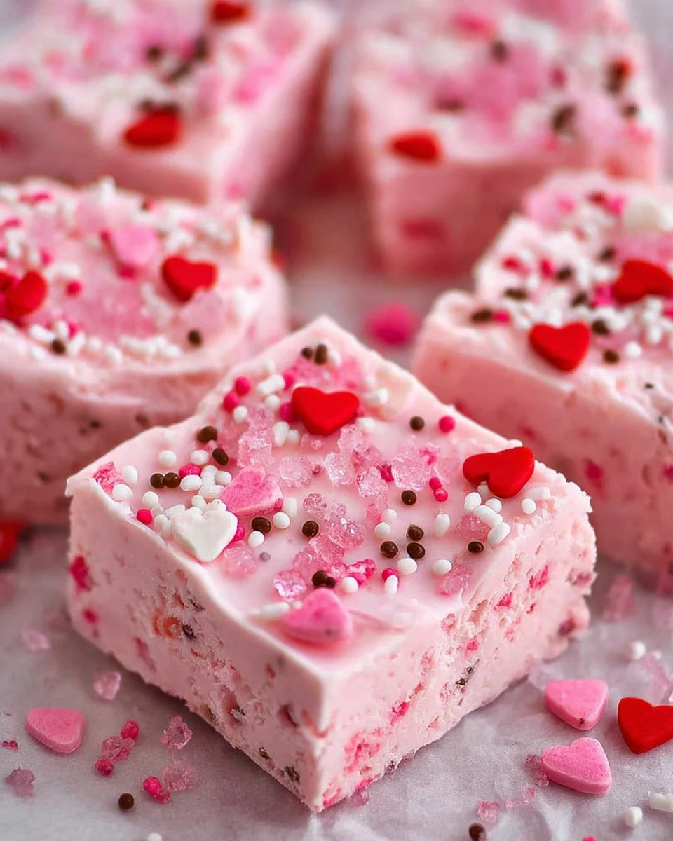 Super Easy Strawberry Fudge