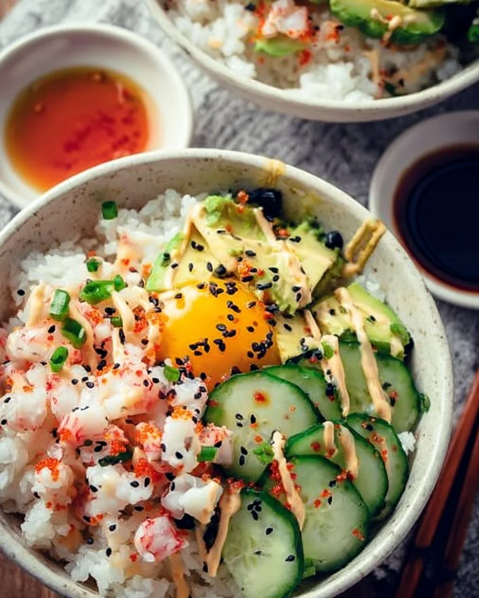 California Roll Sushi Bowls