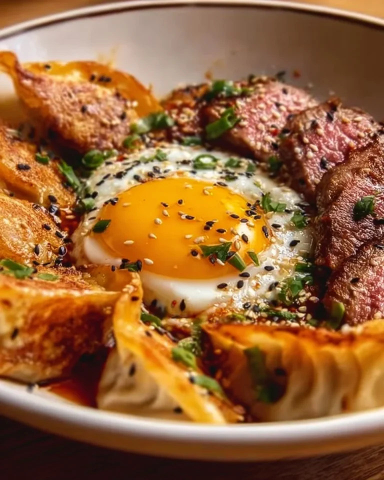 Cheese Lava Egg Beef Instant Noodles bowl with toppings