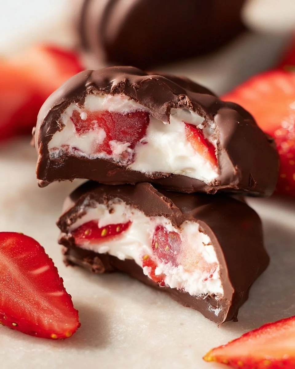 Chocolate Strawberry Yogurt Clusters (Viral Recipe!)