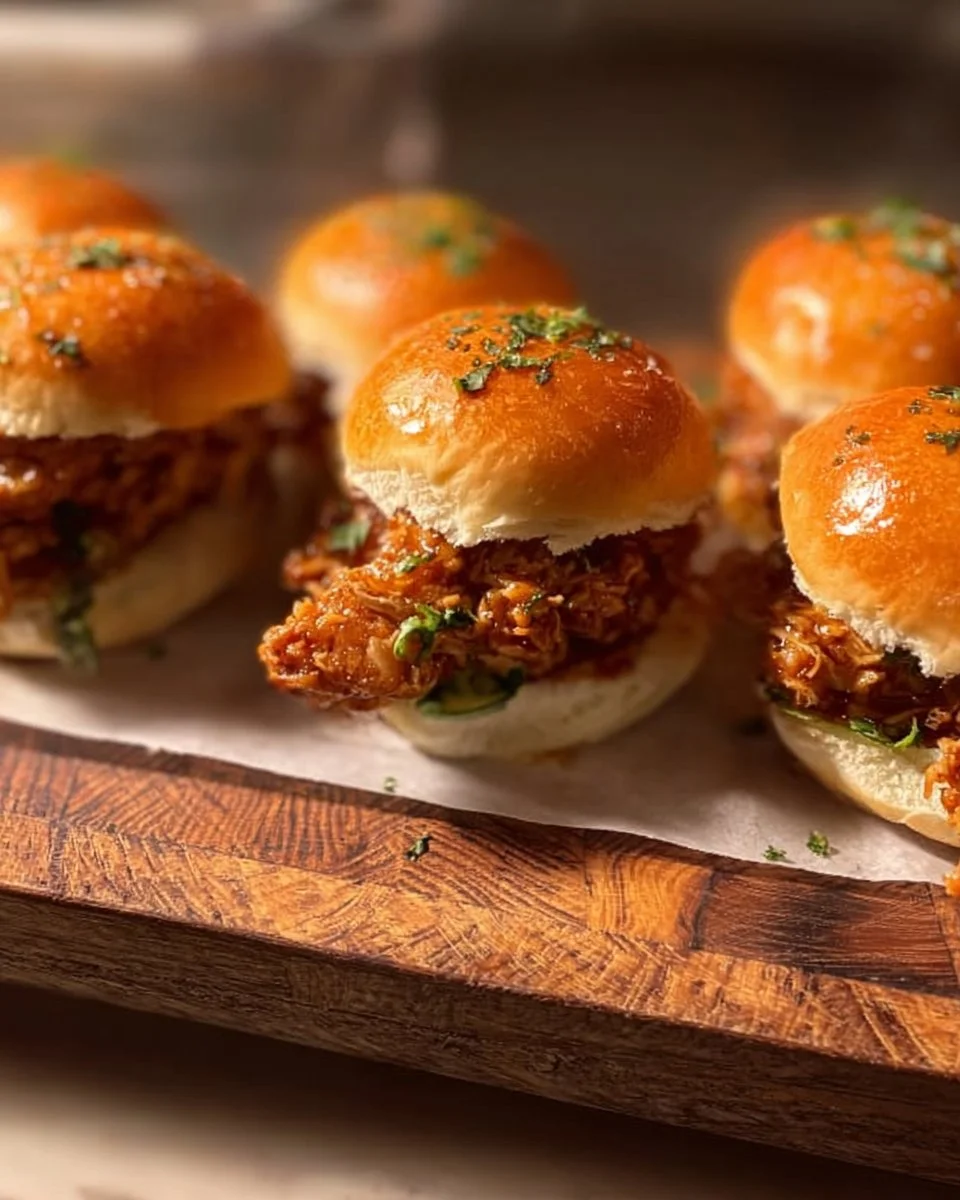 Crispy Chicken Honey Ranch Sliders