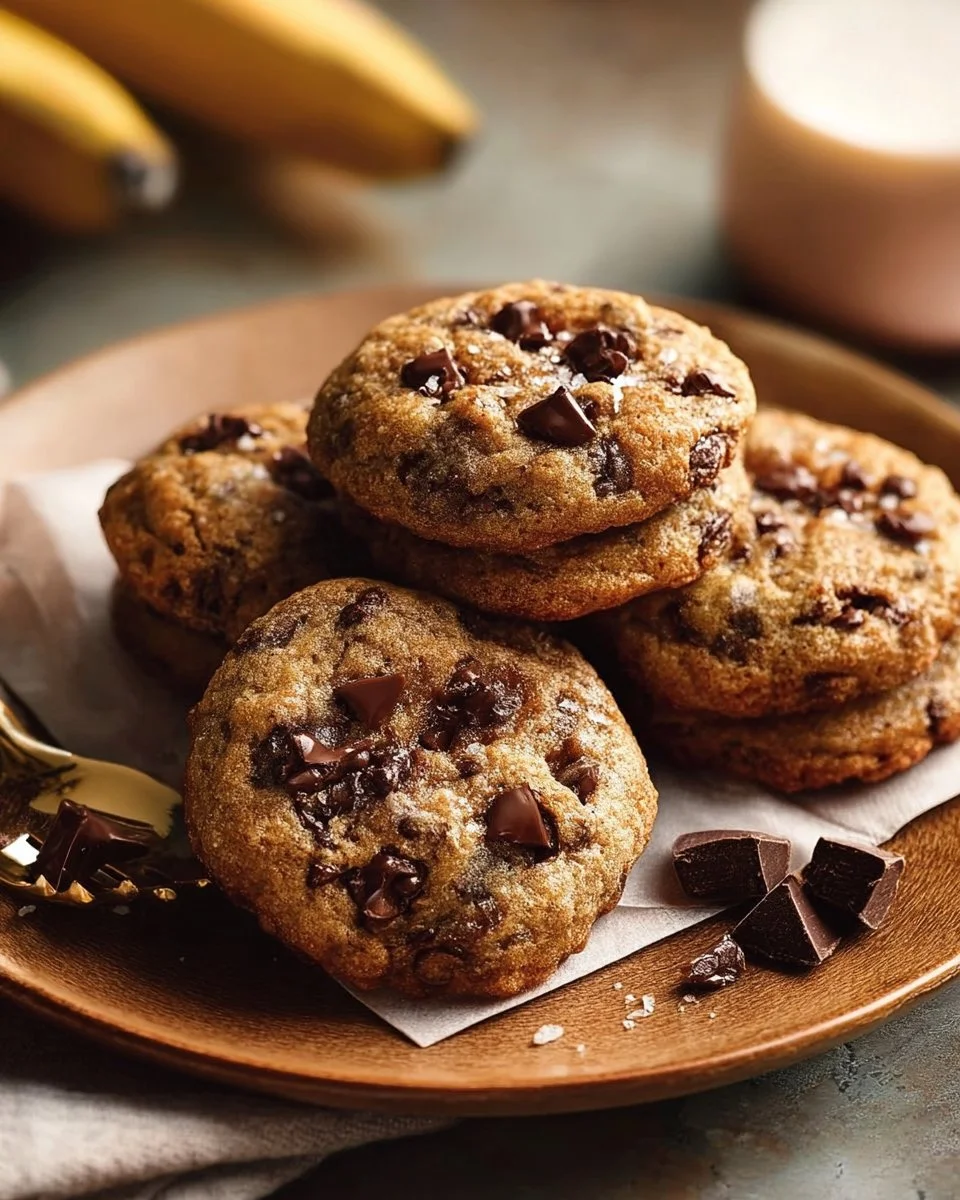 Mouthwatering Banana Bread Chocolate Chip Cookies