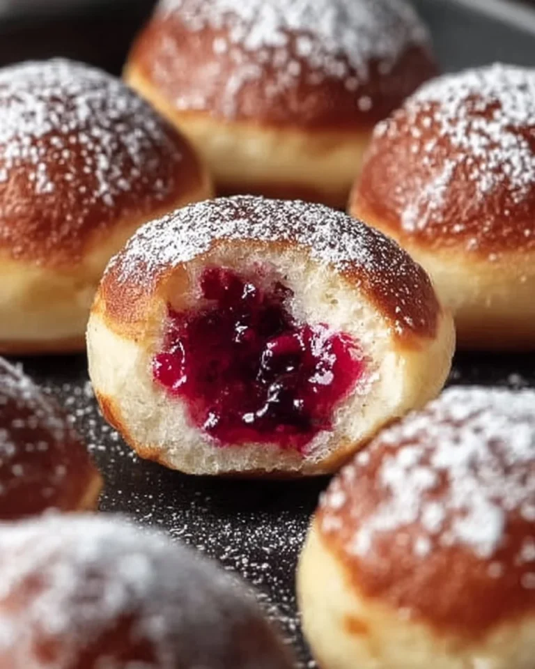 Rhubarb Cheesecake Bombs served on a dessert platter with garnishes.